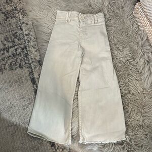 Zara wide leg jean in cream